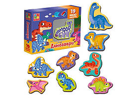 3106-23 Набір магнітів Динозаври (укр) тм Vladi Toys