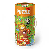 Пазлы картонные (3-4 года) Mon Puzzle игра "Волшебное дерево" 200115 (12) 40 эл, постер, 10 двухстороних