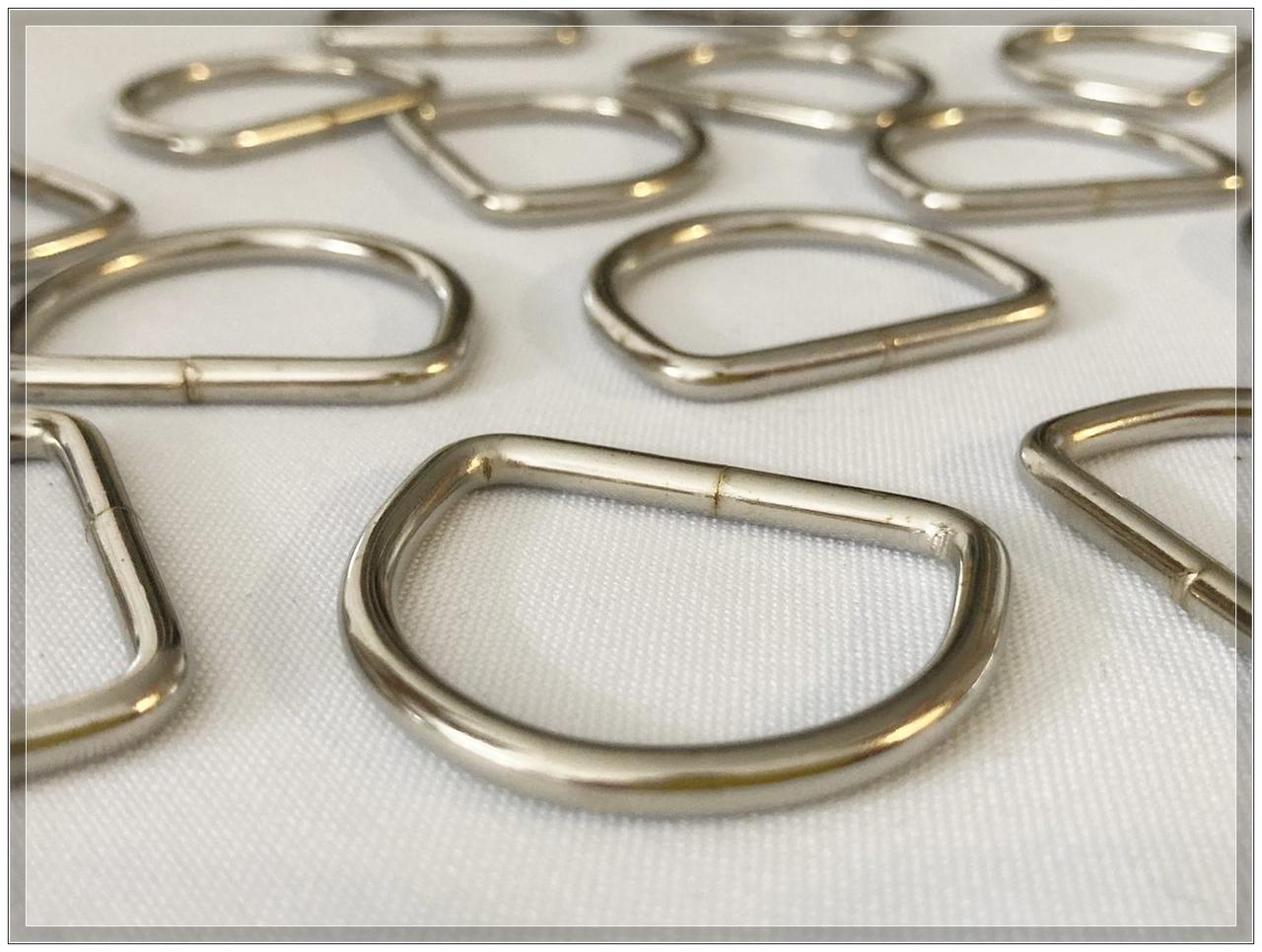 Півкільце 30мм  (3,50мм(d), 25мм(h), нікель, фото 1