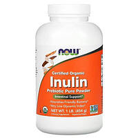 Inulin Powder NOW, 454 грами