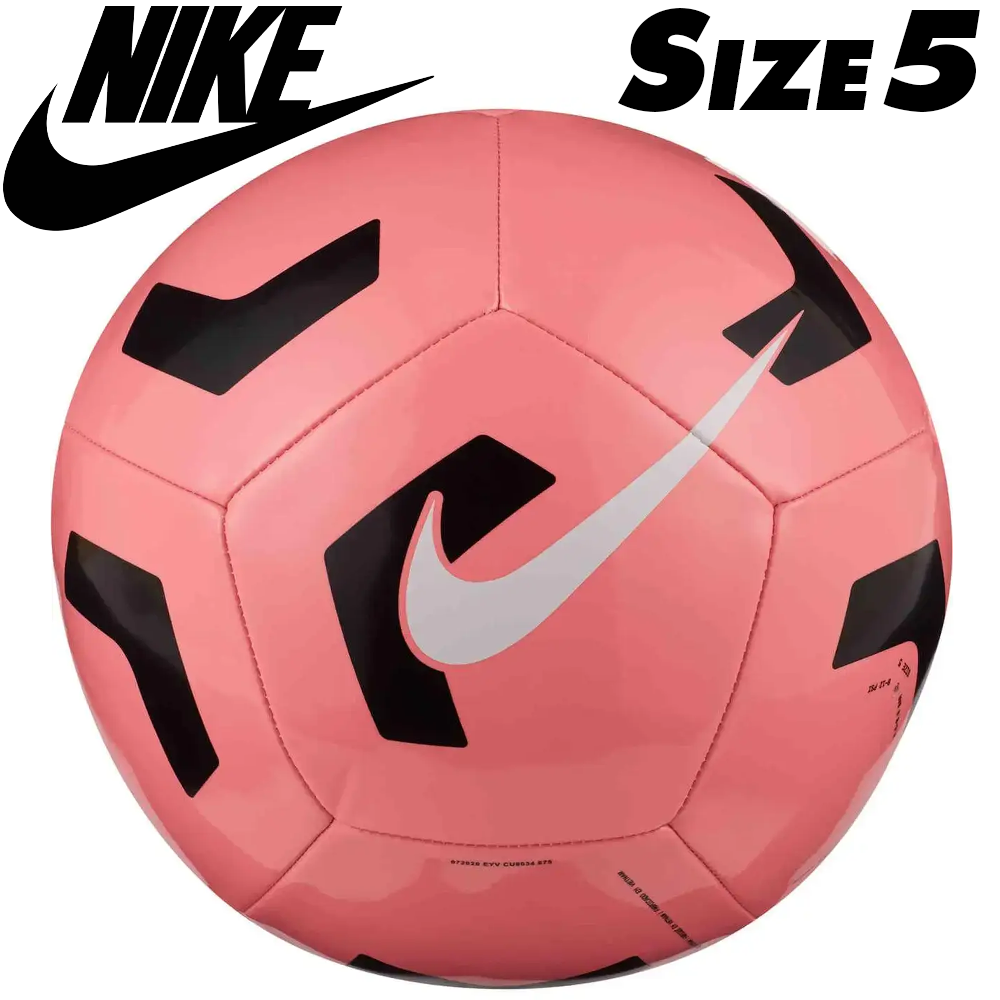 М'яч футбольний спортивний ігровий м'яч для футболу Nike Pitch Training Pink, розмір №5