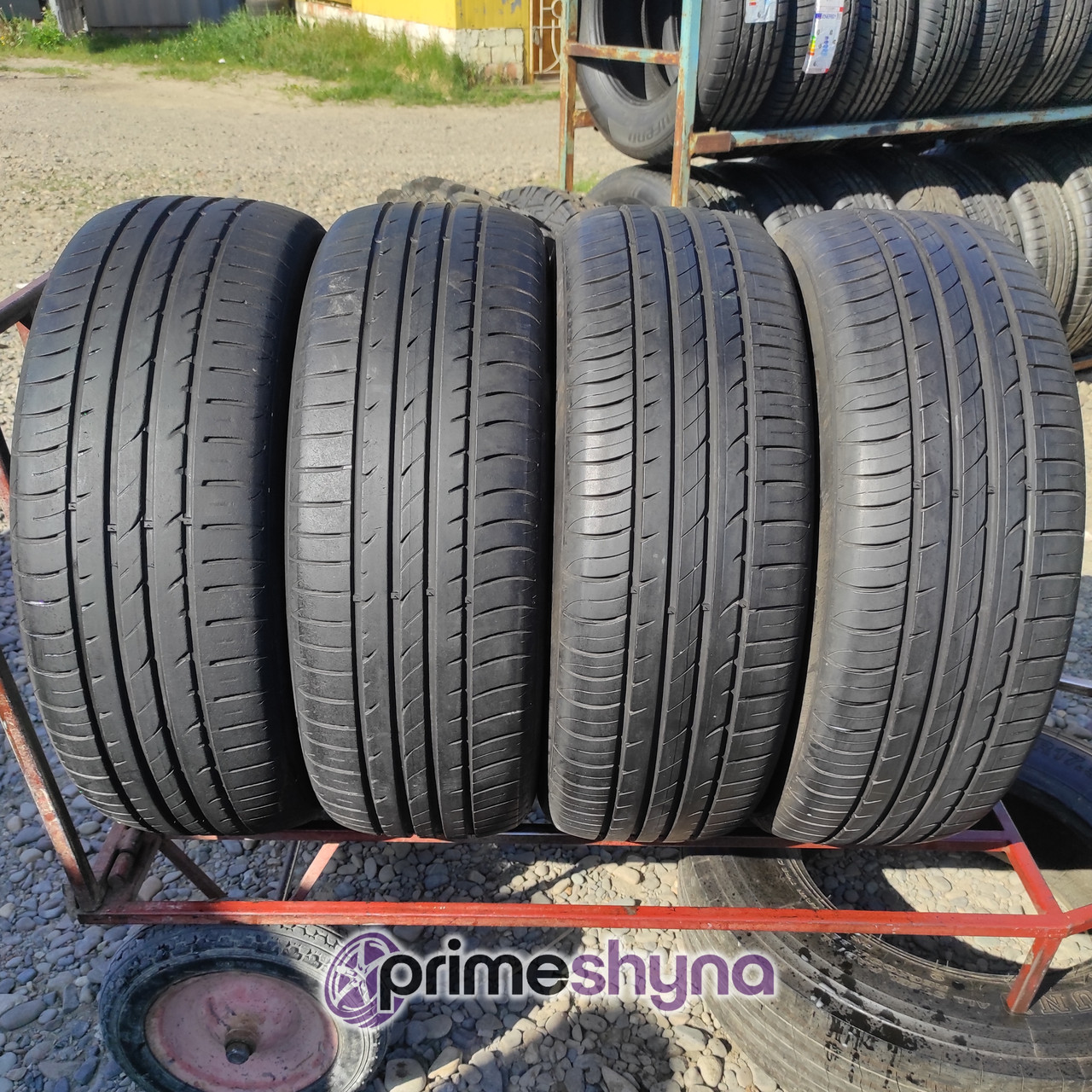 Летние шины б/у Hankook Ventus Prime 2 K115 235/60R18 103V 5.5 - 6 mm 20 год - фото 1 - id-p1616689817