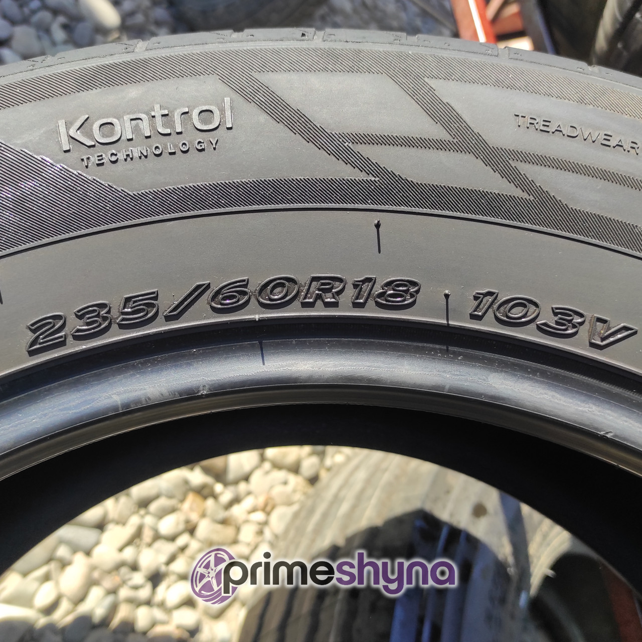 Летние шины б/у Hankook Ventus Prime 2 K115 235/60R18 103V 5.5 - 6 mm 20 год - фото 7 - id-p1616689817