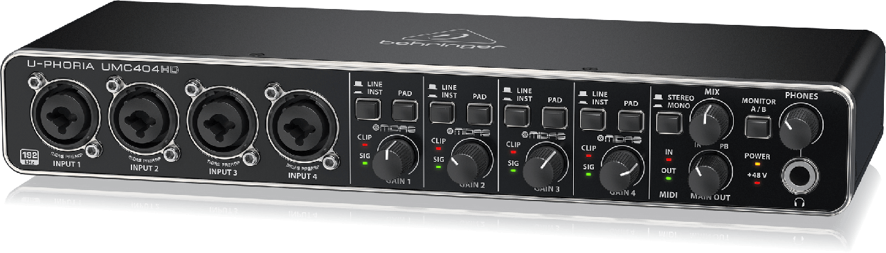 Аудіоінтерфейс Behringer UMC404HD