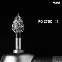 Алмазний бір FO-27SC. "Сливка" (ISO 257/034), чорний