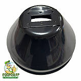 Великий завантажувальний бункер для зернодробилок Млинок, Тритон, Сигма металевий 5,5 л, фото 3