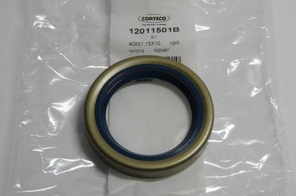 Сальник вала Corteco 12011501B (Сальник маточини), для LADA, ВАЗ, FIAT, NEW HOLLAND, SEAT, TOFAS, оригінальні номери: 40000780,, фото 1