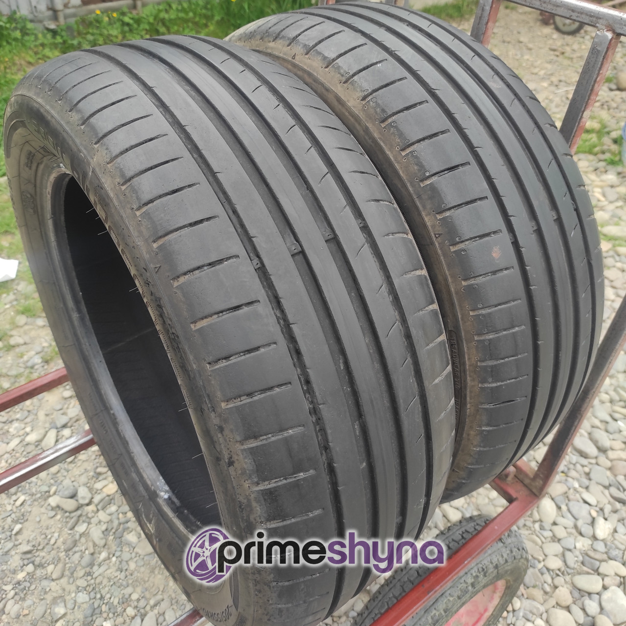 Летние шины б/у Dunlop Sport BluResponse 205/55R16 91V 5.5 mm 18 год - фото 4 - id-p1617603115