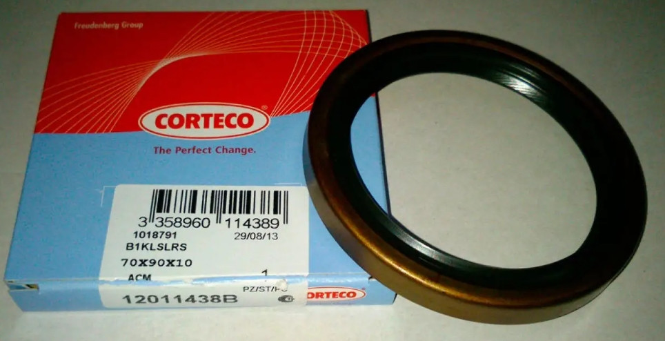 Сальник вала Corteco 12011438B (Сальник коленвала задній (з боку коробки)), для AUTOBIANCHI, FIAT, IVECO, LADA, ВАЗ, 2101-07,, фото 1