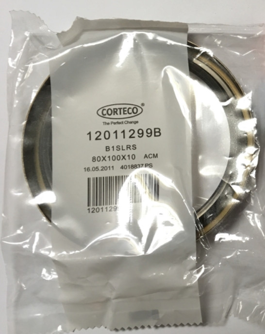 Сальник вала Corteco 12011299B (Сальник колінвала задній (з боку коробки), Сальник КПП з боку коробки), для LADA, ВАЗ, 2108, FIAT,, фото 1