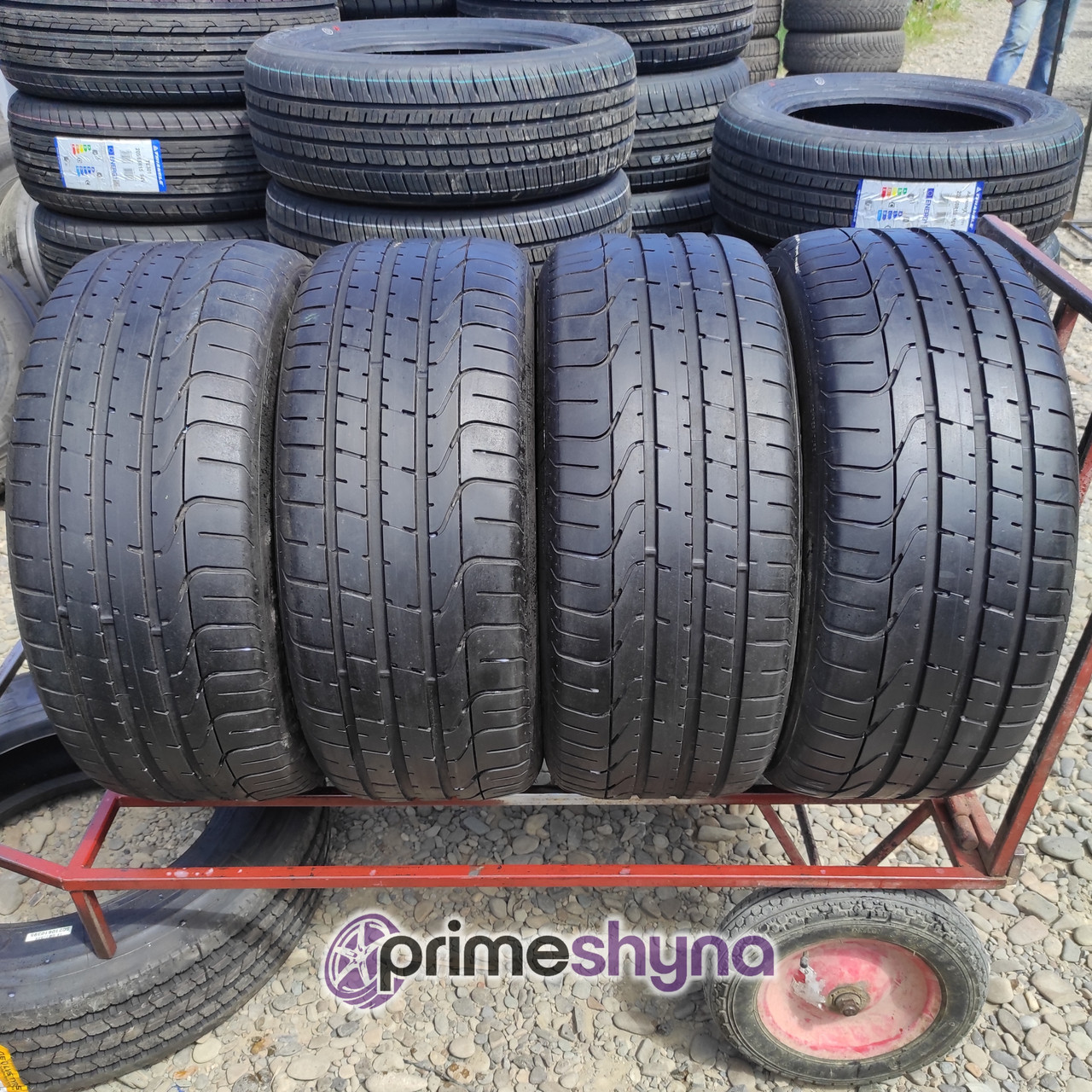 Літні шини б/у Pirelli PZero 255/45R18 99Y 5.5 - 6 mm 20 рік