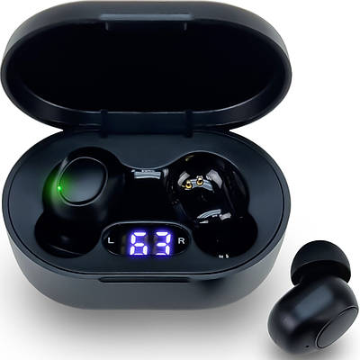 Слуховий апарат CLEARTONE V100 з двома TWS навушниками і портативним боксом для зарядки - Black