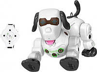 Интерактивная игрушка собака робот Robot Dog 777-602 с пультом дистанционного управления в виде часов