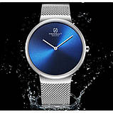 Наручний класичний годинник Hemsut Men Blue, фото 4