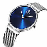 Наручний класичний годинник Hemsut Men Blue, фото 3