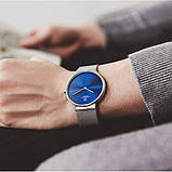 Наручний класичний годинник Hemsut Men Blue, фото 5