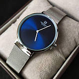 Наручний класичний годинник Hemsut Men Blue, фото 6