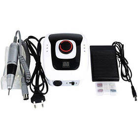 Професійний фрезер Nail drill 508 для штучних та натуральних нігтів, 65 W. - 35000 об/хв. Чорний