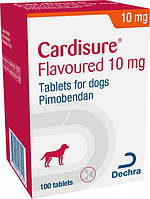 Ветеринарний препарат Dechra для собак з хронічною серцевою недостатністю Кардішур (пімобендан) 10 мг