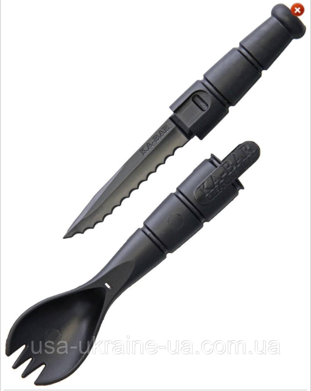 Універсальний столовий прилад Ka-Bar (ніж/вилка/ложка 3 в 1), фото 1