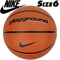 Мяч баскетбольный Nike Everyday Playground 8P Deflated Amber/Black/Black, размер №6