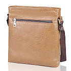 Сумка чоловіча Fashion через плече коричнева 54260, фото 3