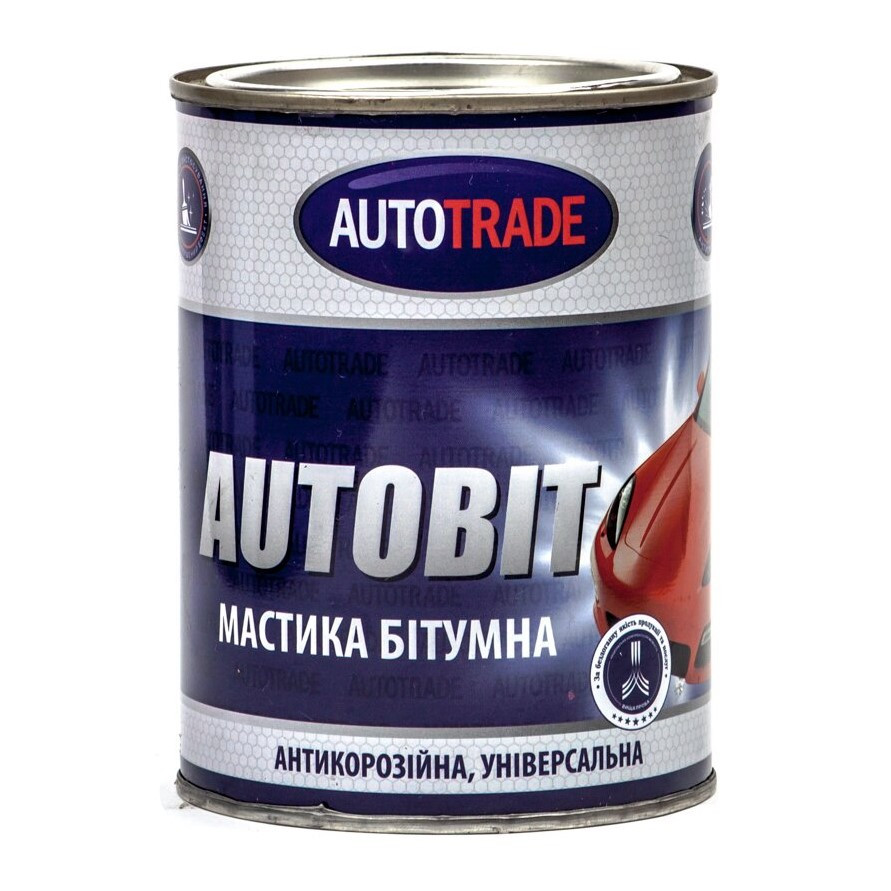 Мастика бітумна Автотрейд AUTOBIT 2,4 кг, фото 1