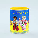 Чашка Україна ляльки-мотанки колір жовтий, фото 3