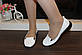 Туфлі жіночі білі натуральна шкіра Т1485, фото 4