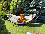 Монотонний двомісний гамак з планкою Wish XXL 200х150 WCG, фото 7