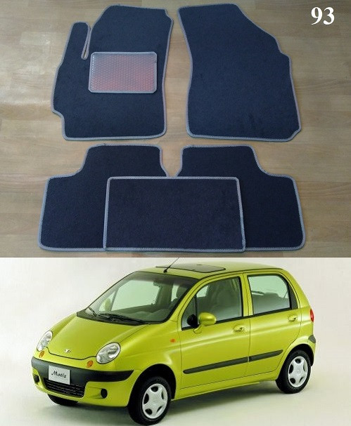 Ворсові килимки на Daewoo Matiz (М100/М150/М200/М250) '98-09