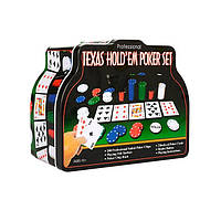 Покерный набор THS-153 на 200 фишек с номиналом в коробке S