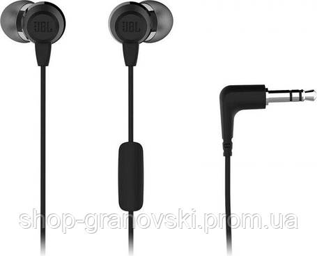 Якісні оригінальні стерео навушники JBL C50HI Чорний, фото 2