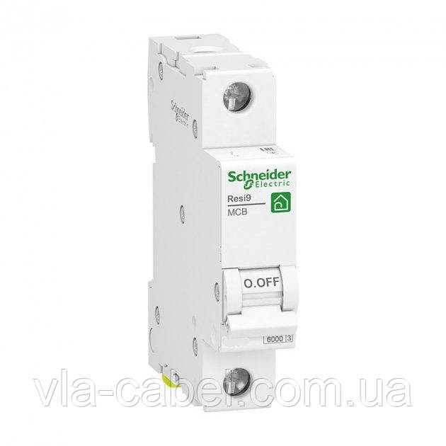 Автоматичний вимикач RESI9 Schneider Electric 25 A, 1P, крива C, 6кА