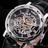 Жіночий класичний годинник Winner Black II, фото 6