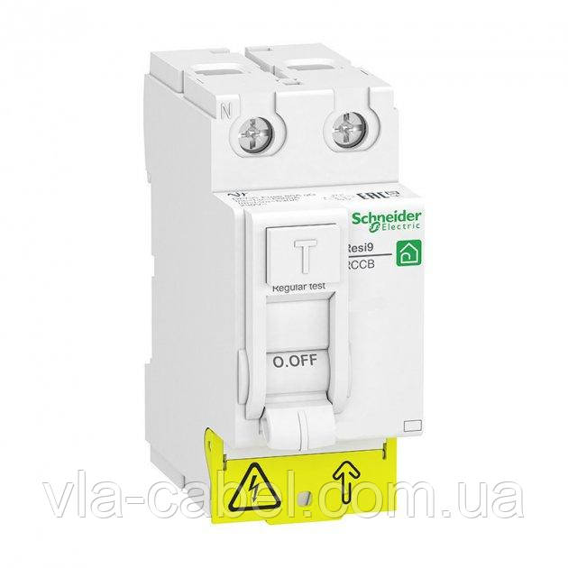 Діфреле RESI9 (ПЗВ) Schneider Electric 25 A, 2P, тип AC, 30мА