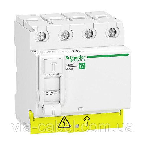 Дифреле RESI9 (УЗО) Schneider Electric 40 A, 4P, тип AC, 300 мА