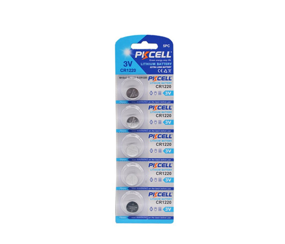 Батарейка літійна PKCELL CR1220, 5 шт в блістері