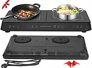 Плита індукційна настільна Herenthal HT-DIP2800 2000+1400Вт, фото 2