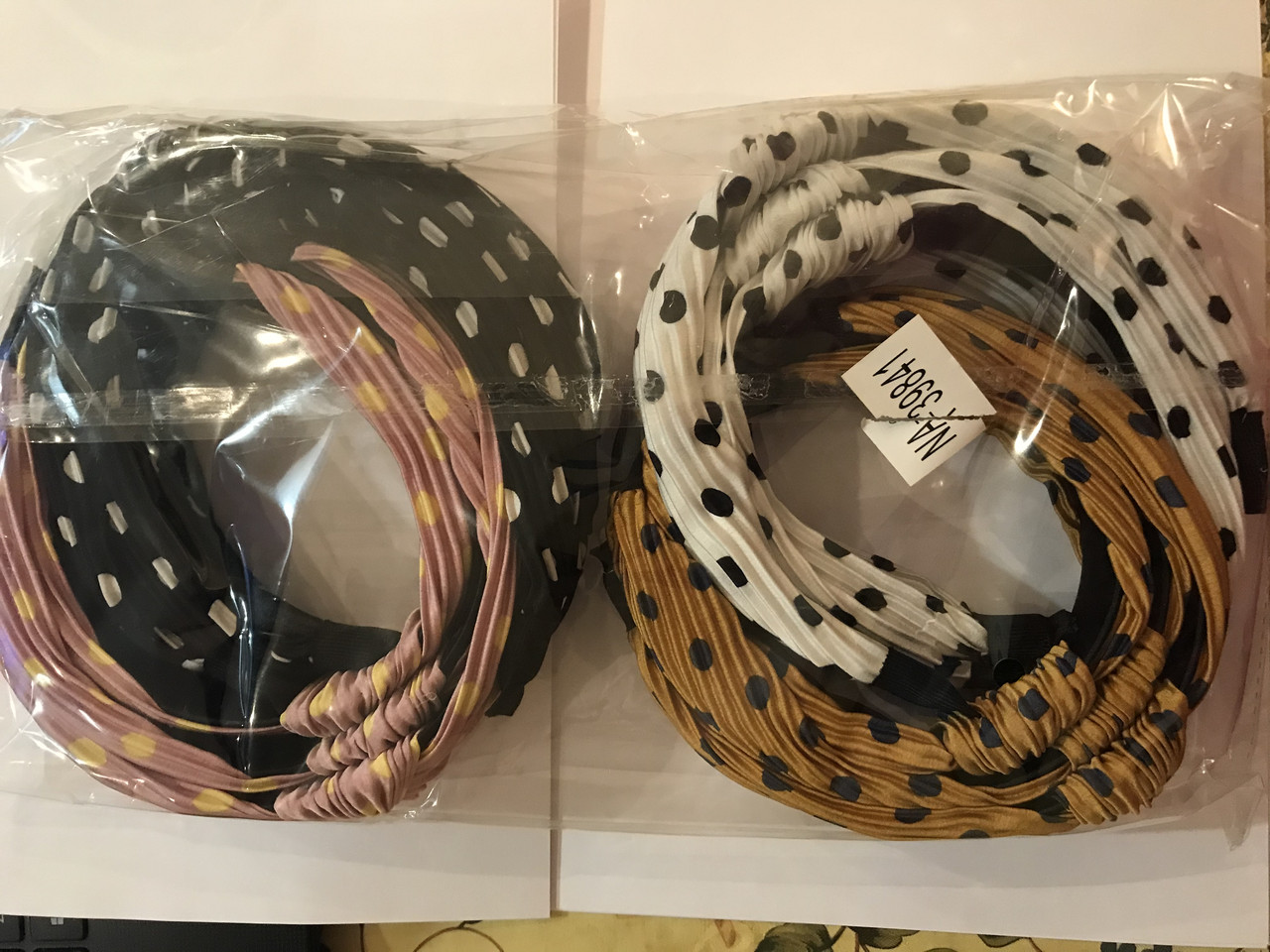 Обруч із вузлом, горох, у пак. 19*16см, фото 1