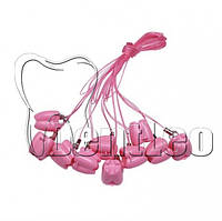 Контейнер для молочних зубчиків - 10 шт. рожевий