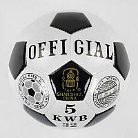 М'яч футбольний з 40088 (60) 1 вид, матеріал м'який PVC, 300-320 грам, гумовий балон, розмір № 5