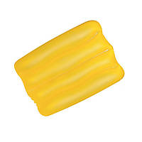 Надувная виниловая подушка Bestway 52127, 38х25х5см, желтая