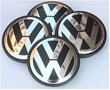 Заглушки ковпачки легкосплавних дисків VW Volkswagen 56мм 1j0601171, фото 3