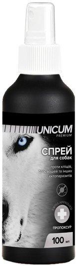 Спрей Unicum Premium від бліх і кліщів для собак 100 мл, фото 1
