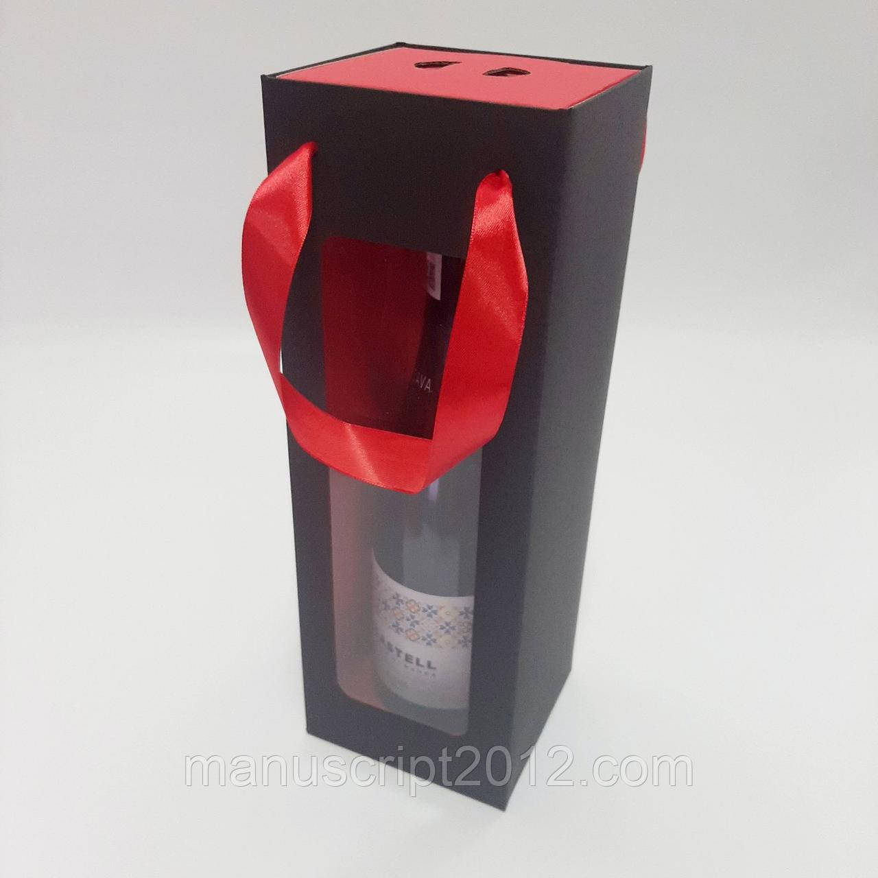 Коробка для бутылки 350х110х110 мм. с пакетом (ID#1620245690), цена: 74 ...