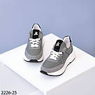 Жіночі кросівки сірого кольору на білій підошві  37 р-р, фото 7