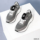 Жіночі кросівки сірого кольору на білій підошві  37 р-р, фото 6