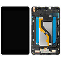 Дисплей (екран) Samsung Galaxy Tab A 8.0" 2019 T295 з тачскріном (чорний оригінал Китай із передньою панеллю)