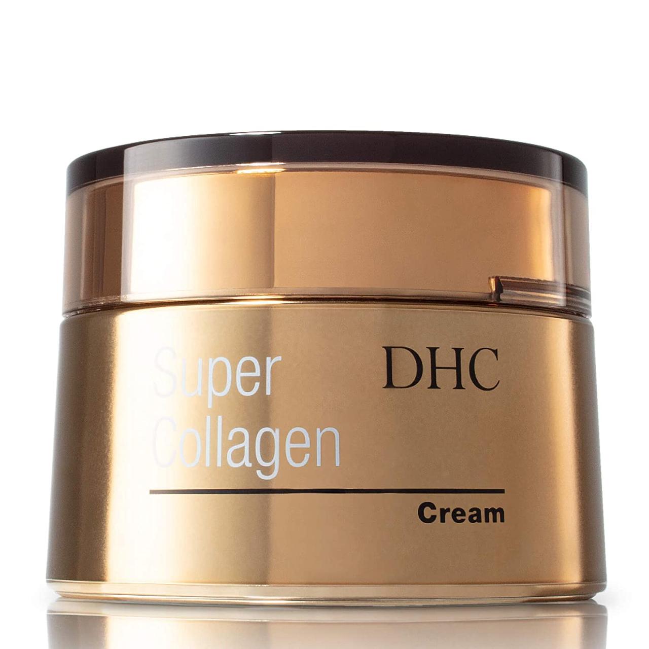 DHC Super Collagen Cream Крем з дипептидом-8, вітаміном C, екстрактом Майтаке, скваланом, олією жожоба, 50 г